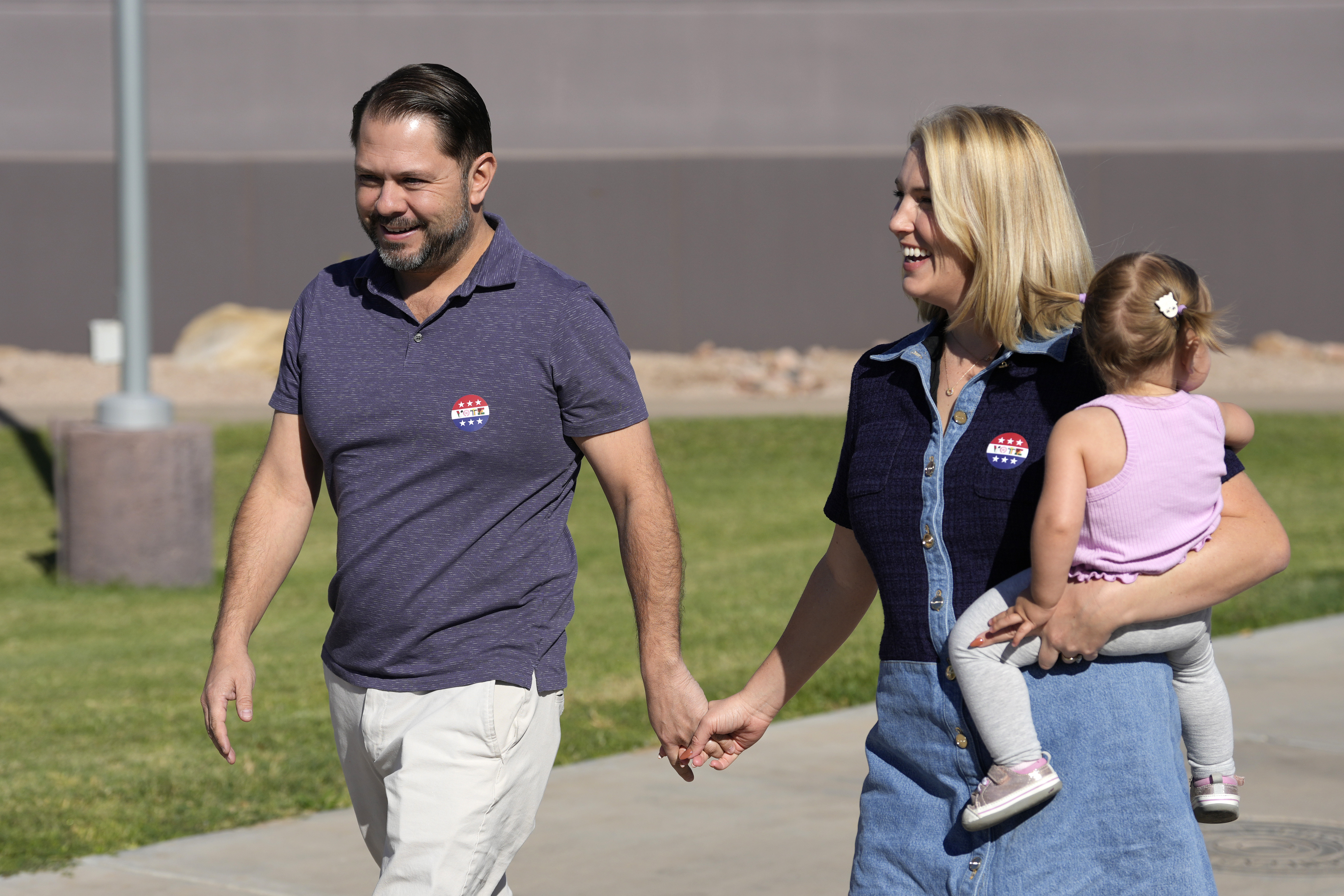 In Arizona, Ruben Gallego campaigned at rodeos, barbeques and boxing gyms to pull in Latino voters who were supporting Trump.