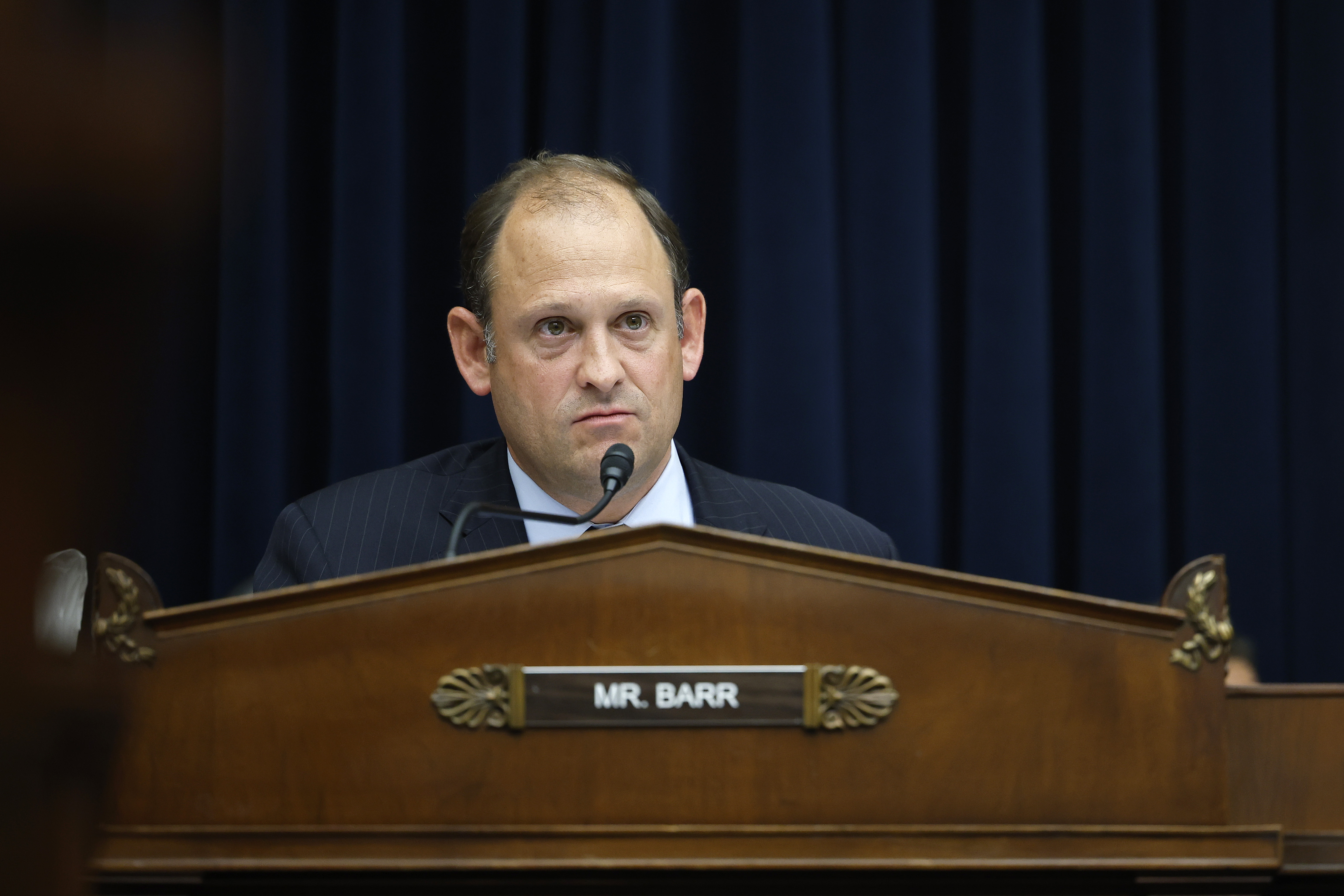 Andy Barr has focused his pitch on melding the party’s populist wing with its free-market core.