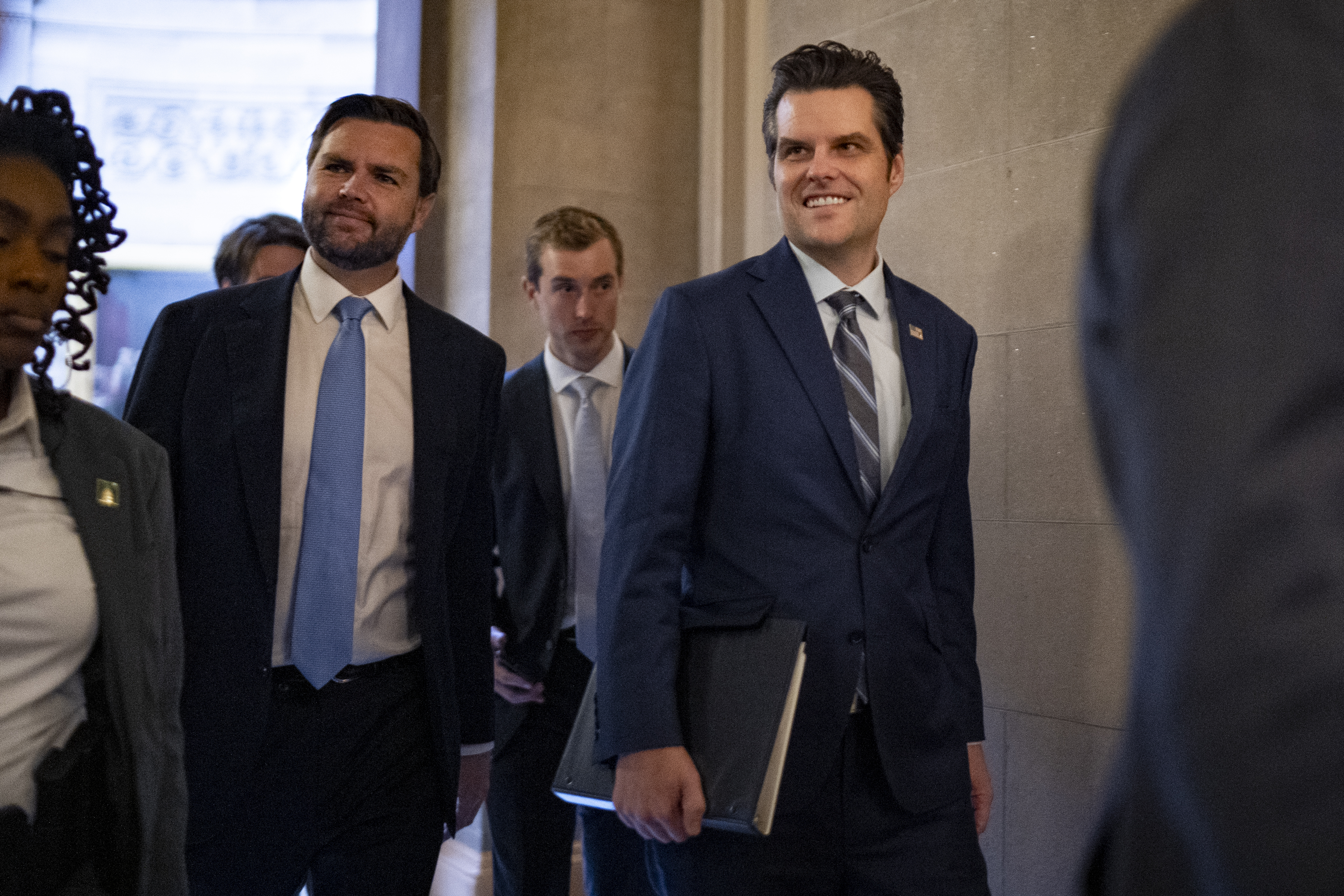 Round one in Trump's fight to bend the Republican-led Congress to his will — the Matt Gaetz saga — went to Senate Republicans. 